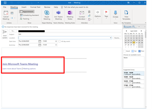 Microsoft Teams meeting: