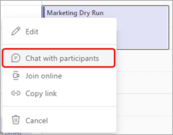 Chat in Microsoft Teams